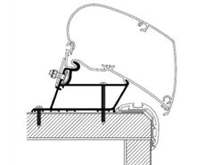Thule Carthago Malibu / Fendt ≥ 2023 500 Cm Roof Adapter