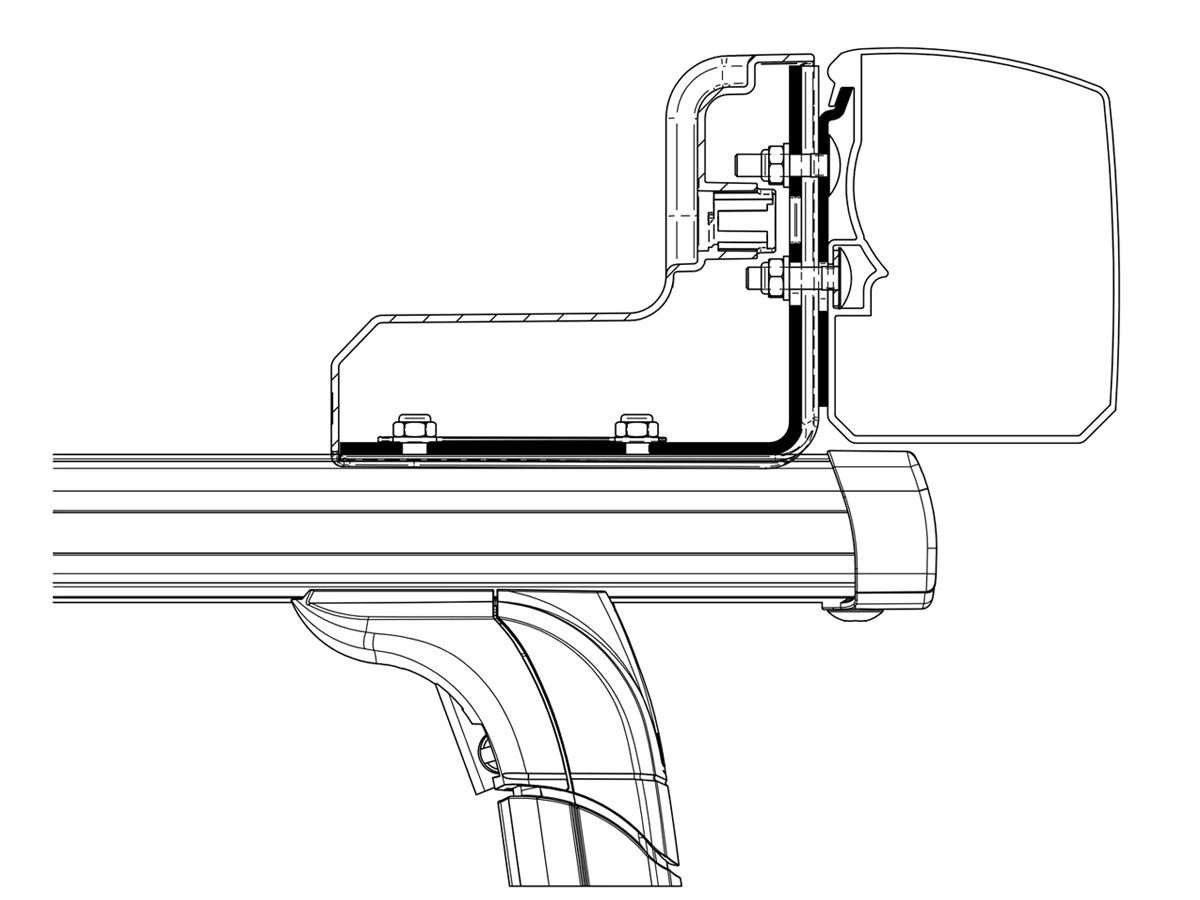 Thule Adapter 3200 Roof Rack 1 Thule Adapter 3200 Roof Rack