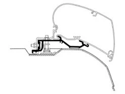 Thule Omnistor 6300 Ducato Aluminium 325 Cassetteluifel -Thule thule adapter ducato h2 2006 375 400 cm ecommerce